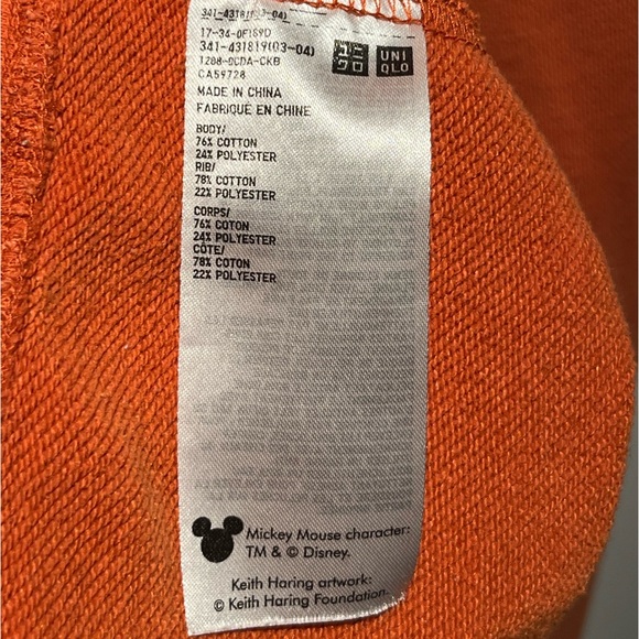 UNIQLO Mickey X Keith Haring Cotton Sweater - Picture 4 of 4